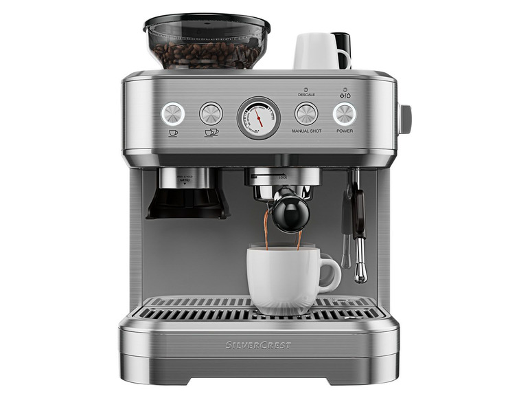  Zobrazit na celou obrazovku SILVERCREST® KITCHEN TOOLS Profesionální espresso kávovar SSMP 1770 A - Obrázek 4
