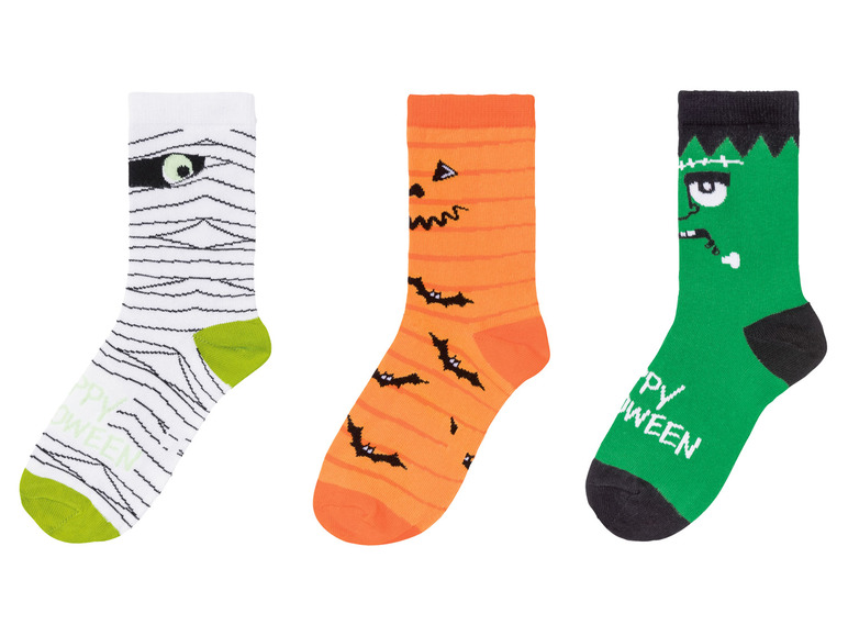  Zobrazit na celou obrazovku Chlapecké ponožky na Halloween - Obrázek 1