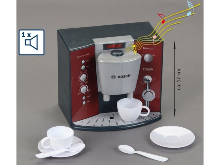  Zobrazit na celou obrazovku Theo Klein Bosch Dětský kávovar se zvukovými efekty - Obrázek 1