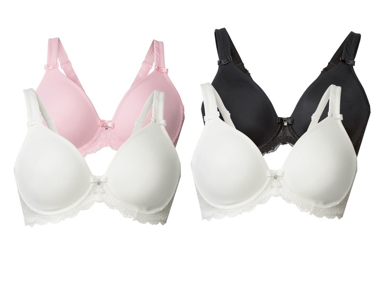  Zobrazit na celou obrazovku ESMARA® Lingerie Dámská podprsenka, 2 kusy - Obrázek 1