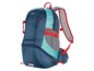 Modrý batoh s červenými detaily