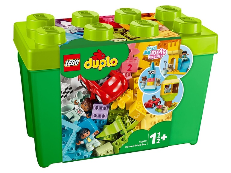 Lego Duplo Deluxe Brick Box s kostkami, figurkami a nápady