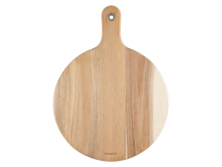 Kulatá dřevěná prkénko na krájení s rukojetí od Ernesto.