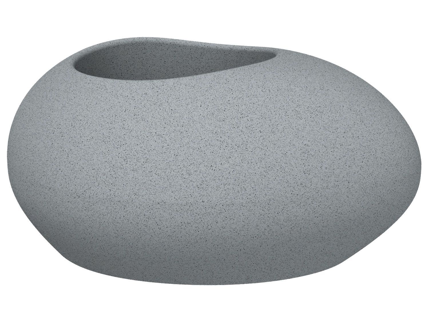 Scheurich Květináč Flow (Stony Grey, Ø 73 cm x 35 cm)