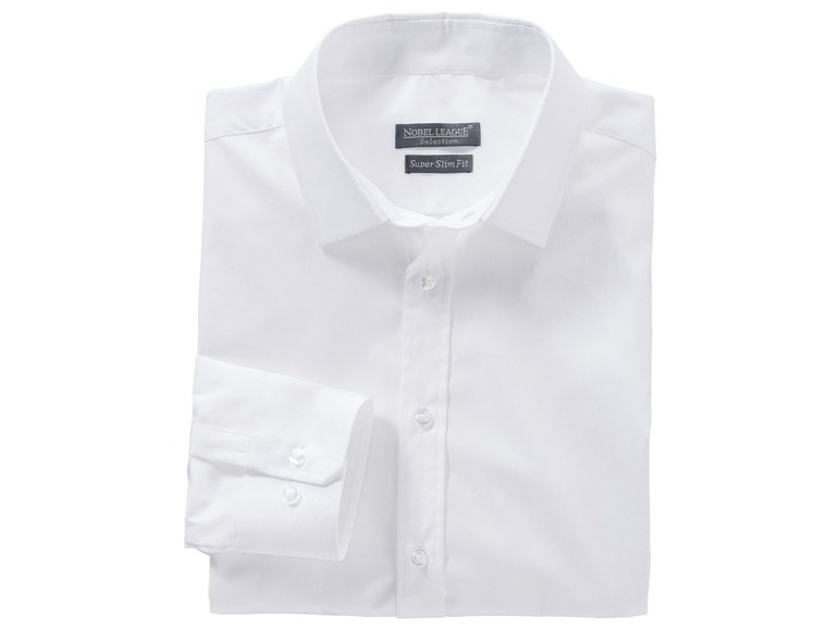  Zobrazit na celou obrazovku Nobel League Pánská business košile "Super Slim Fit", 2 kusy - Obrázek 4