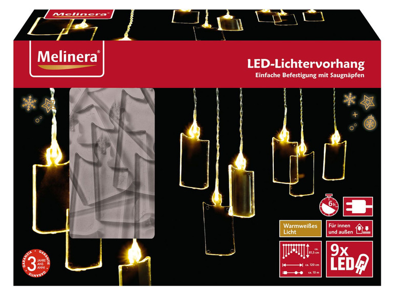  Zobrazit na celou obrazovku Melinera Dekorační světelný LED řetěz - Obrázek 3