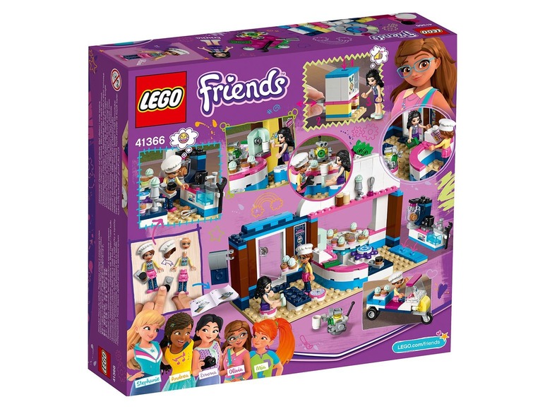 Zobrazit na celou obrazovku LEGO® Friends 41366 Olivia a kavárna s dortíky - Obrázek 2