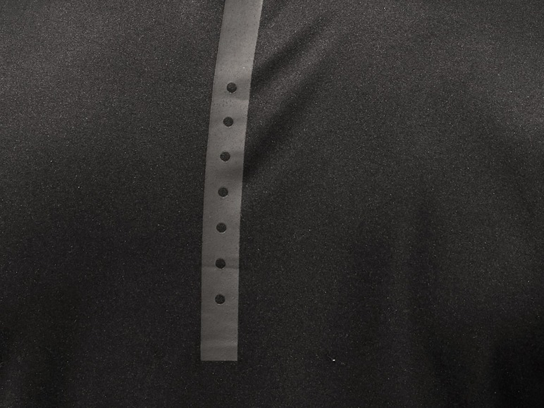 Černé sportovní tričko s reflexním pruhem