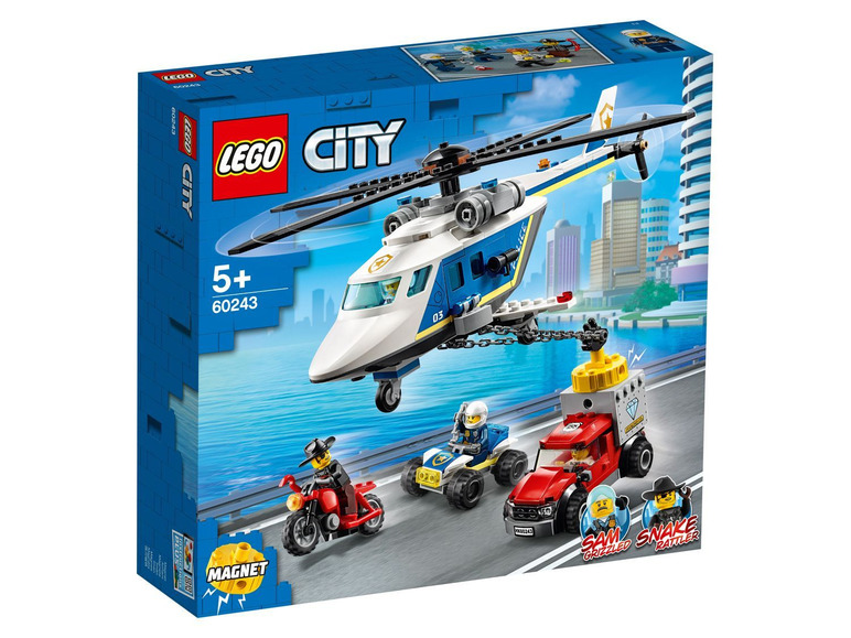  Zobrazit na celou obrazovku LEGO® City 60243 Pronásledování s policejní helikoptérou - Obrázek 1