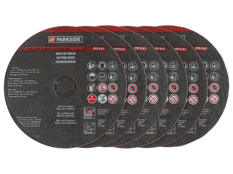  Zobrazit na celou obrazovku PARKSIDE PERFORMANCE® Řezný kotouč PTP 6 A1 / Hrubovací kotouč PSSP 2A1 - Obrázek 4
