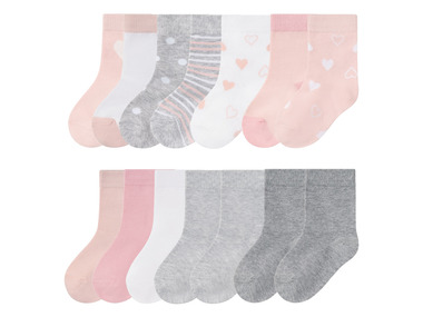 LUPILU® Dívčí ponožky, 7 párů