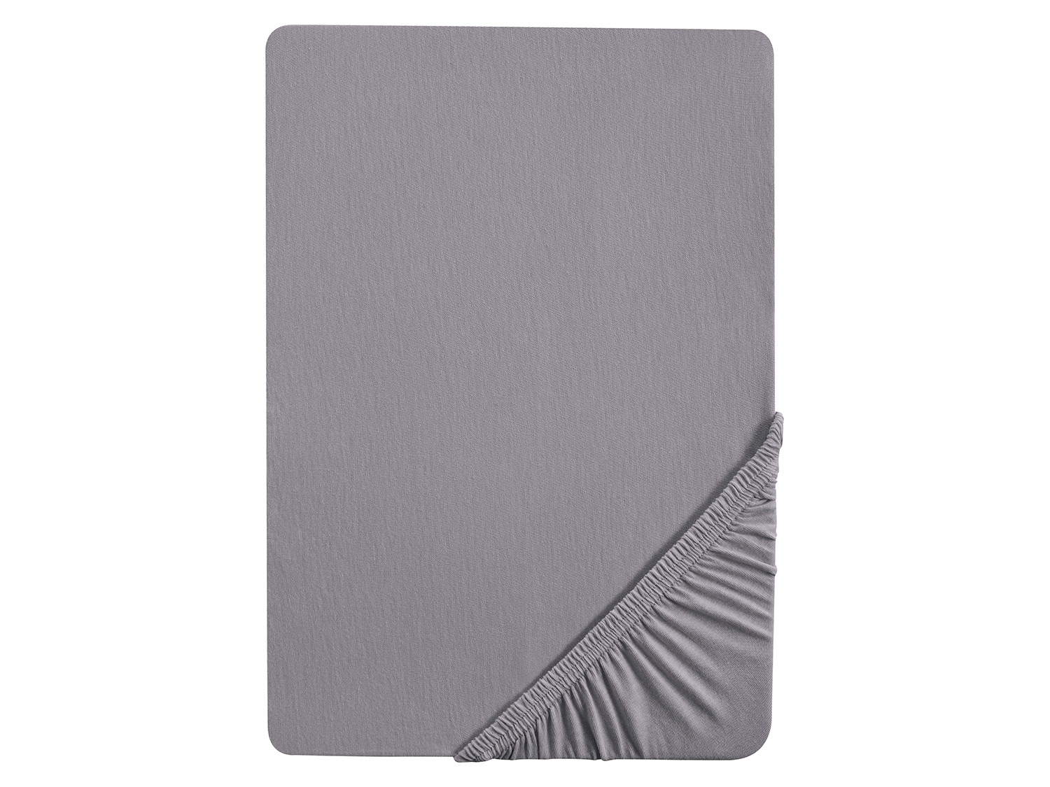Biberna Žerzejové napínací prostěradlo (140-160 x 200 cm, stříbrnošedá)