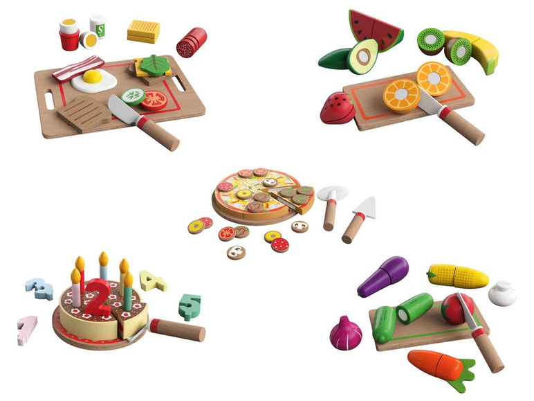  Zobrazit na celou obrazovku Playtive Dřevěné potraviny - Obrázek 1