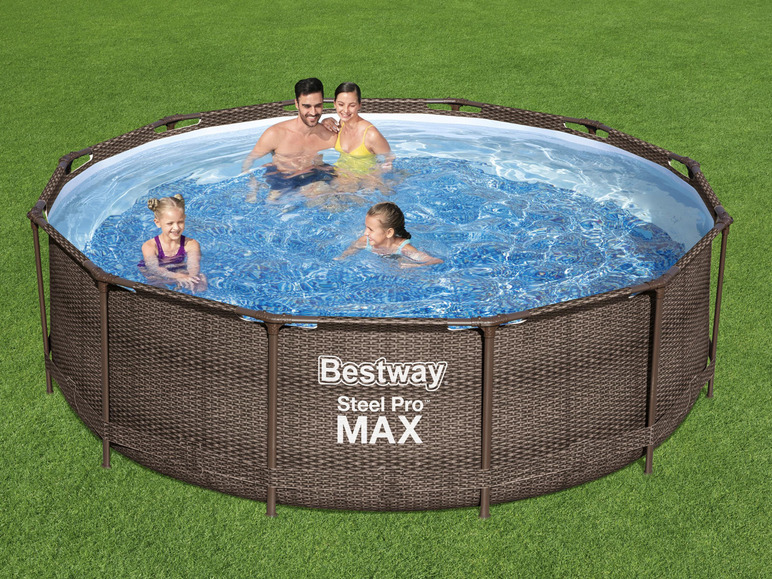  Zobrazit na celou obrazovku Bestway Bazén Steel Pro Max™ DELUXE SERIES™ s filtračním zařízením a schůdky, Ø 3,66 x 1 m - Obrázek 5