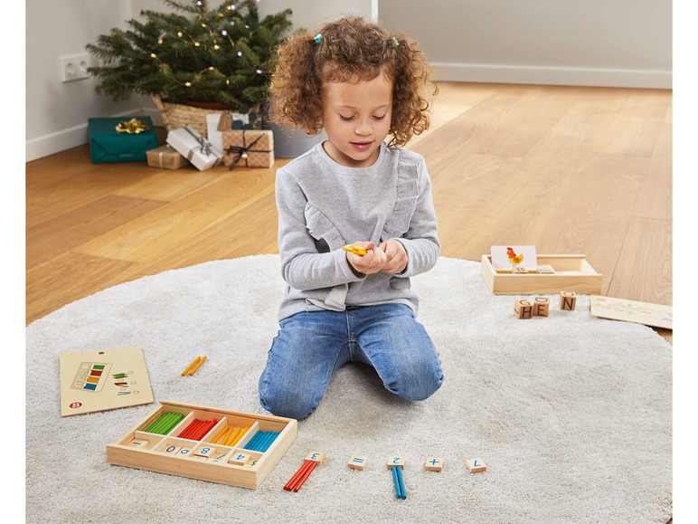  Zobrazit na celou obrazovku Playtive Dřevěná výuková hra Montessori, střední - Obrázek 13