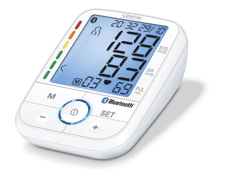  Zobrazit na celou obrazovku SANITAS Měřič krevního tlaku SBM 67 s Bluetooth® - Obrázek 2