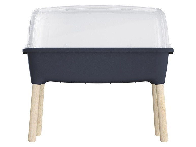  Zobrazit na celou obrazovku Prosperplast Sadbovač s dřevěnými nohami Respana Planter Wood High Set - Obrázek 1