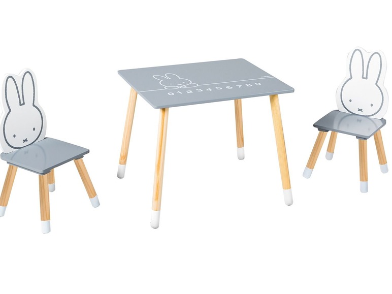  Zobrazit na celou obrazovku roba Dětská sestava stůl a židle Miffy - Obrázek 1