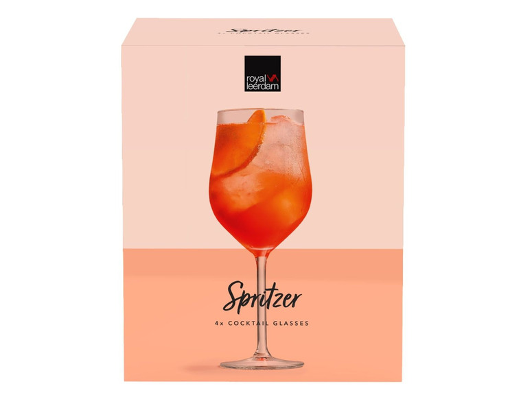 Sada 4 sklenic na koktejly Spritzer od Royal Leerdam.