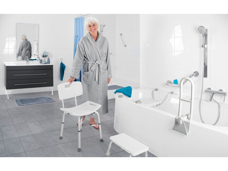  Zobrazit na celou obrazovku Ridder Sprchová stolička s hygienickým výřezem A043101-00 - Obrázek 3