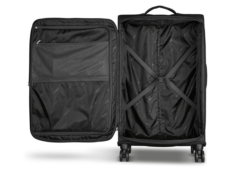  Zobrazit na celou obrazovku TOPMOVE® Sada cestovních kufrů, černá, 2 kusy - Obrázek 5