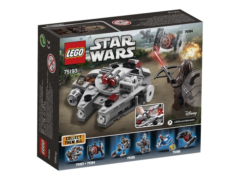  Zobrazit na celou obrazovku LEGO® Star Wars 75193 Mikrostíhačka Millennium Falcon - Obrázek 2