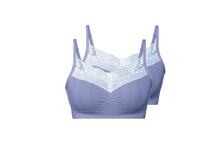  Zobrazit na celou obrazovku ESMARA® Lingerie Dámská bezešvá podprsenka, 2 kusy - Obrázek 8