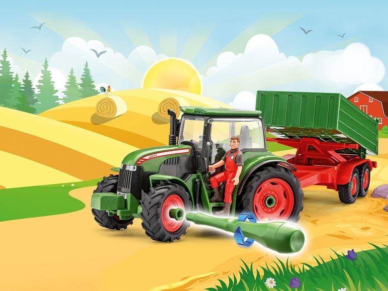  Zobrazit na celou obrazovku Revell Traktor s přívěsem a figurkou farmáře - Obrázek 3