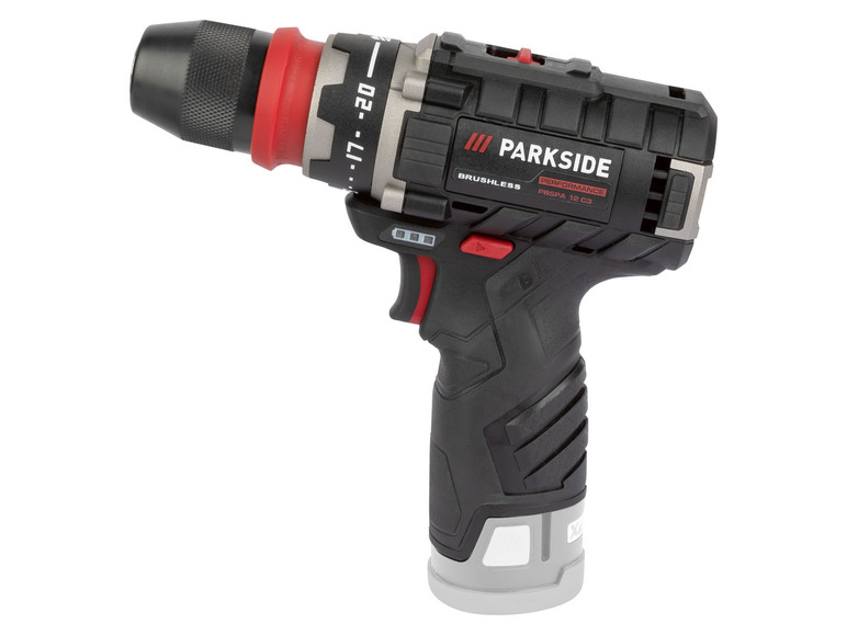  Zobrazit na celou obrazovku PARKSIDE PERFORMANCE® Aku vrtací šroubovák PBSPA 12 C3, 2x 2 Ah - Obrázek 2