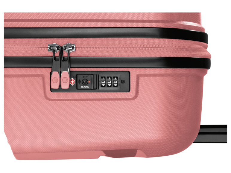  Zobrazit na celou obrazovku TOPMOVE® Skořepinový kufr 90 l, růžový - Obrázek 3