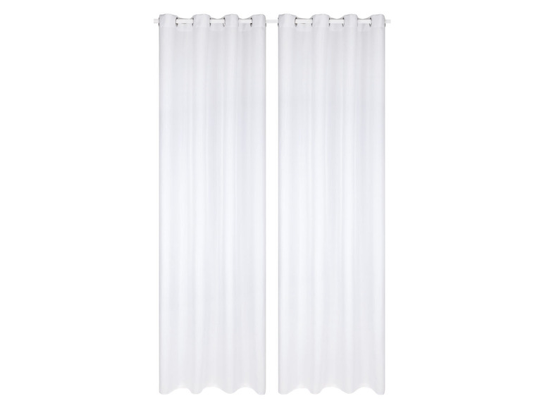  Zobrazit na celou obrazovku LIVARNO home Závěsy, 135 x 254 cm, 2 kusy - Obrázek 1