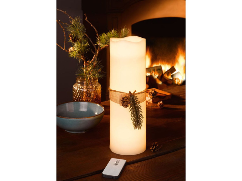  Zobrazit na celou obrazovku Melinera LED svíčka z přírodního vosku - Obrázek 8