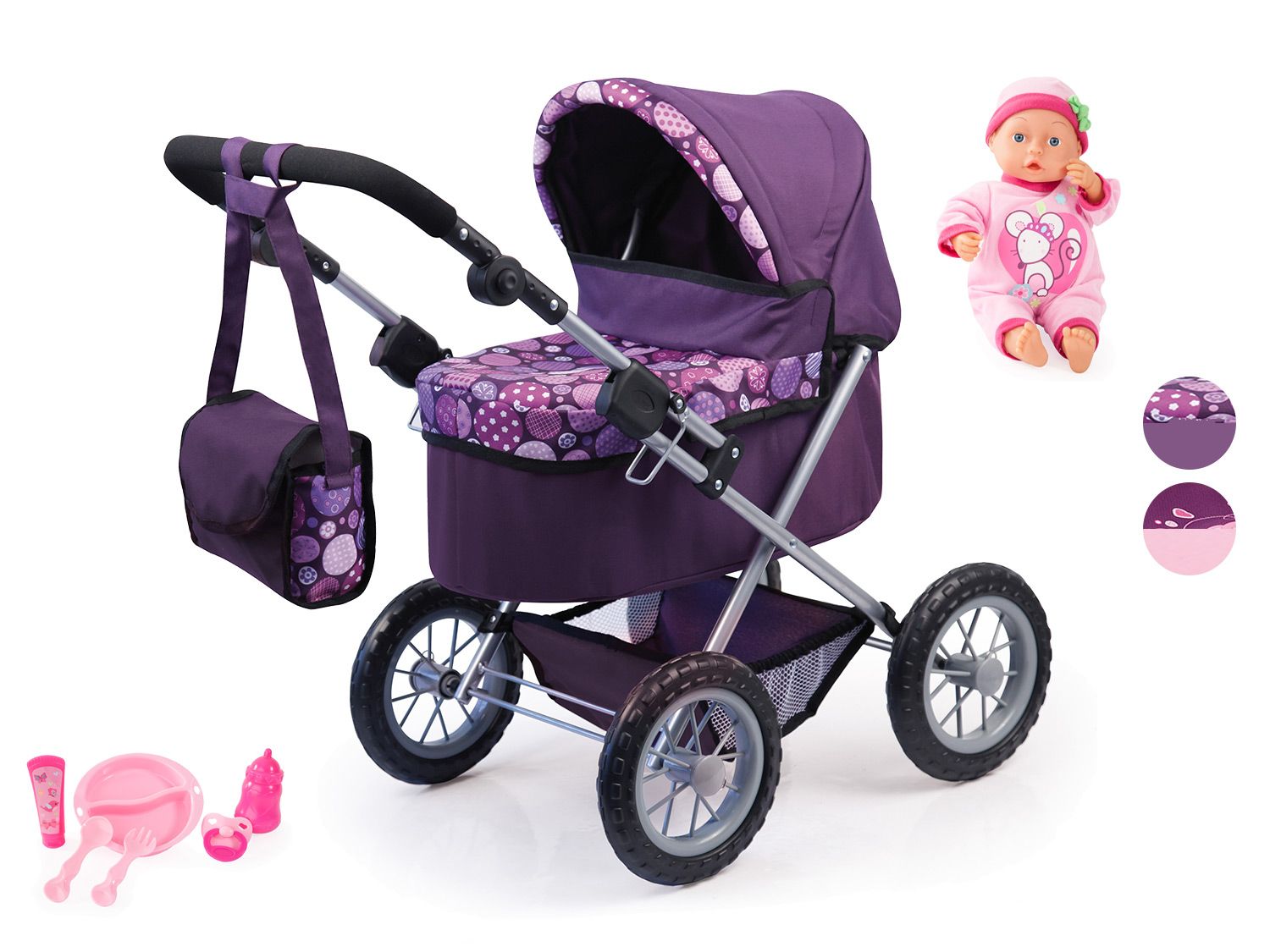 Bayer Design Kočárek pro panenky Trendy Set