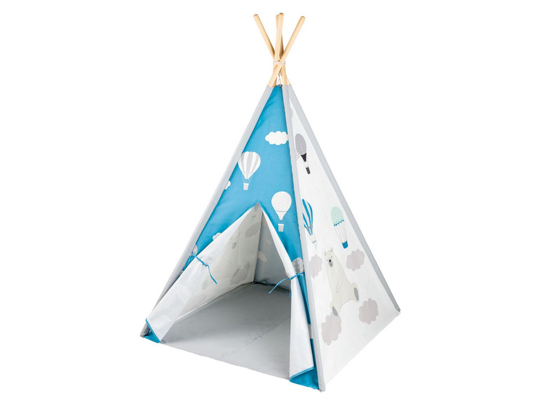 PLAYTIVE® Dětské teepee (medvěd/oblaka/balon)