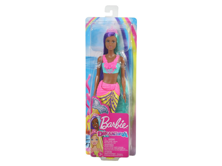  Zobrazit na celou obrazovku Barbie Dreamtopia Mořská panna, tyrkysová a fialová - Obrázek 3