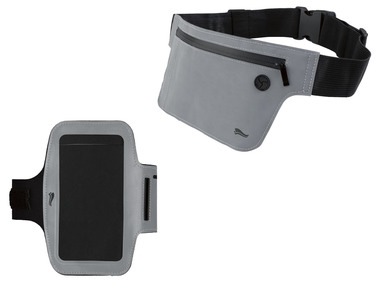 CRIVIT® Reflexní pouzdro na ruku na smartphone / Reflexní běžecký pásek