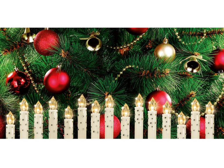  Zobrazit na celou obrazovku Melinera LED svíčky na vánoční stromek, 15 kusů - Obrázek 23