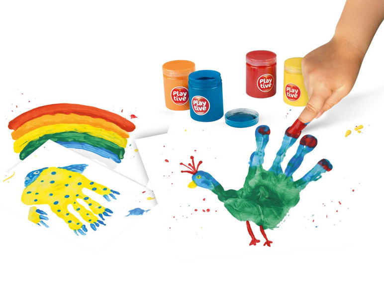  Zobrazit na celou obrazovku Playtive Barvy na malování prsty - Obrázek 2