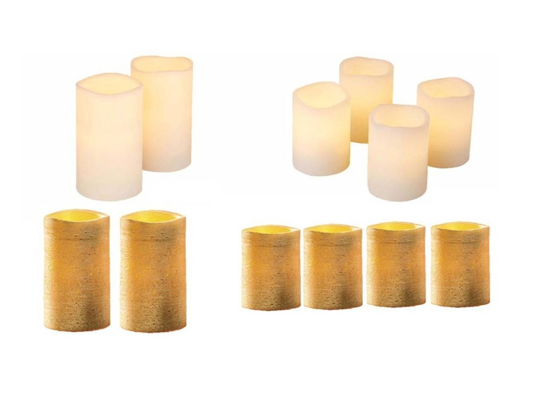  Zobrazit na celou obrazovku Melinera LED svíčky z přírodního vosku - Obrázek 1