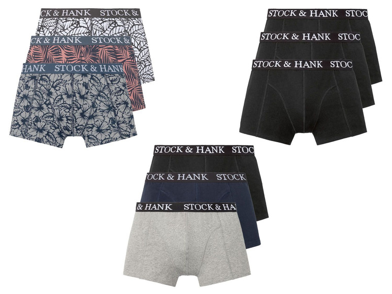  Zobrazit na celou obrazovku Stock&Hank Pánské boxerky, 3 kusy - Obrázek 1