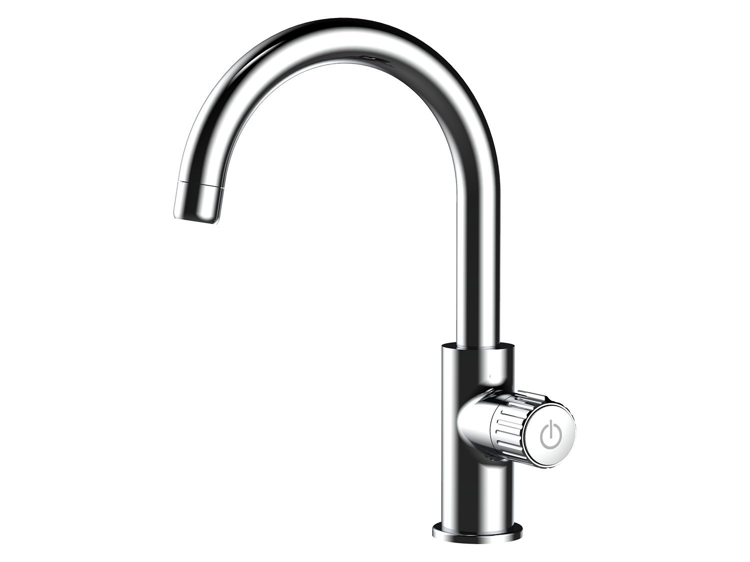 Duschwell Koupelnová umyvadlová baterie Basic, s perlátorem Neoperl (Ohnutý)