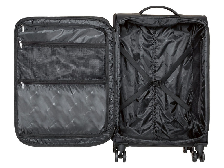  Zobrazit na celou obrazovku TOPMOVE® Sada cestovních kufrů, černá, 2 kusy - Obrázek 16