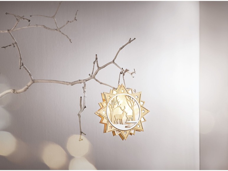  Zobrazit na celou obrazovku Melinera LED dřevěná dekorace - Obrázek 11
