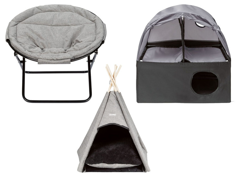  Zobrazit na celou obrazovku zoofari® Cestovní domeček / Lehátko pro kočku / Teepee pro domácí zvířata - Obrázek 1