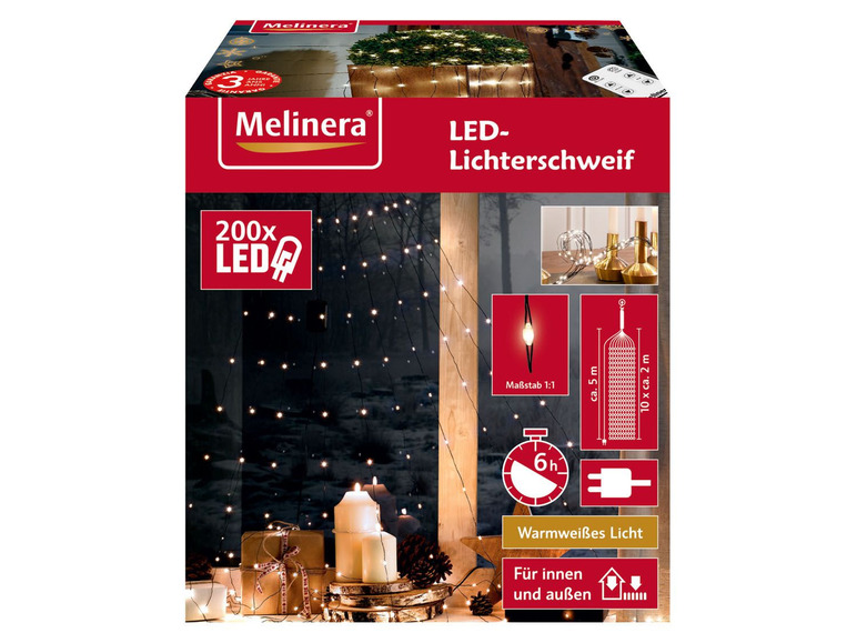  Zobrazit na celou obrazovku Melinera Světelný LED řetěz - Obrázek 3