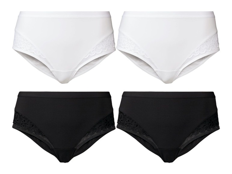  Zobrazit na celou obrazovku ESMARA® Lingerie Dámské kalhotky, 4 kusy - Obrázek 1