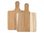 Dva dřevěné prkénka na krájení s rukojetí od Ernesto