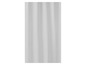 Bílý sprchový závěs.