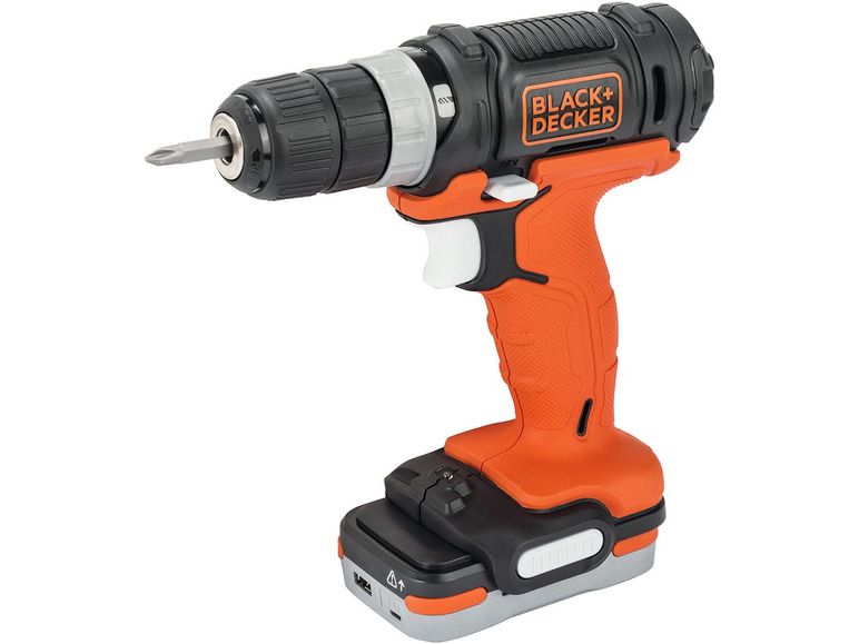  Zobrazit na celou obrazovku Black & Decker Aku šroubovák BCDD12S1 12 V / 1,5 Ah - Obrázek 1