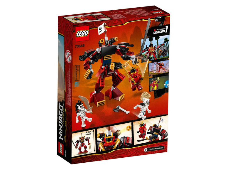  Zobrazit na celou obrazovku LEGO® NINJAGO 70665 Samurajův robot - Obrázek 2